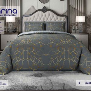 روتختی دونفره مخمل کالیفرنیا طلاکوب 6