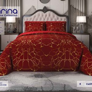 روتختی دونفره مخمل کالیفرنیا طلاکوب 8